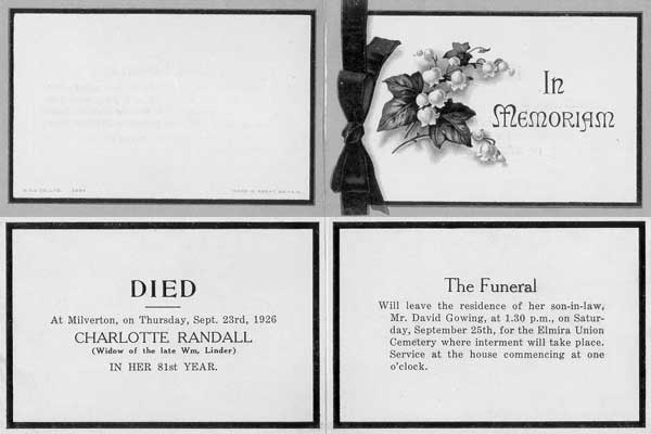 [Funeral Card]